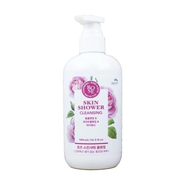[OFK268R0]Man with Flowers Rose Skin Shower (12114602)