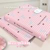 Pink Plaid Bow A5 Binder Kpop Card Holder Portable Refillable Idol Photocard Album for 3 Inch Cards Gift for Kpop Fans Collector