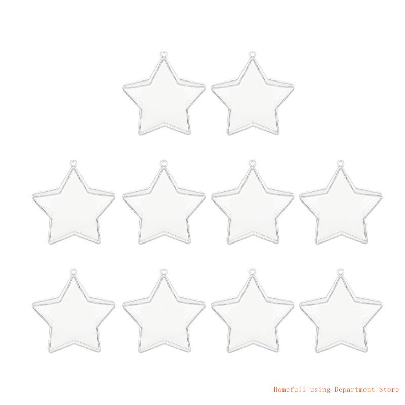 10Pcs Candy Holder for Office Decoration Transparent Sweets Storage Container