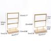 Earring Stand Large with Holes, Jewelry Towel, Metal Hanging Earrings Gift Organizer Ear