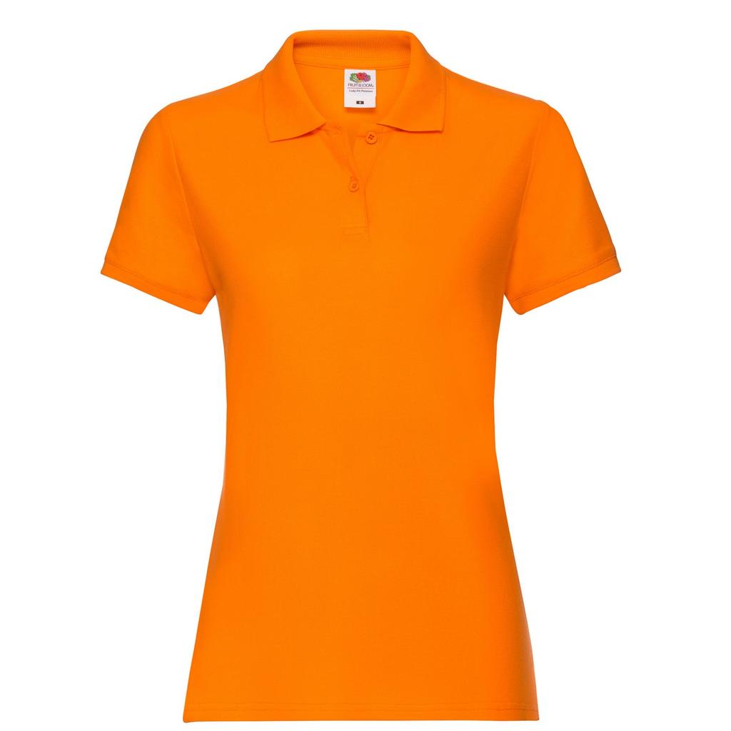 Fruit of the Loom Womens/Ladies Premium Plain Polo Shirt