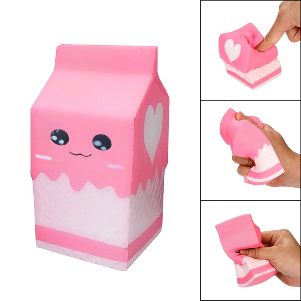 

Коллекция игрушек с ароматом йогурта, медленно поднимающихся розовый