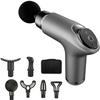 New Portable 12 Speed Electric Mini Massage Gun LCD High Frequency Fascia Gun Deep Tissue Massager Muscle Relaxing Body Massage Slimming