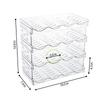 Multifunctional Organiser Rack Durable Multi-Layer Water Bottle Wine Drink Tumblers Organiser For Kitchen Cabinet Fridges Pantry