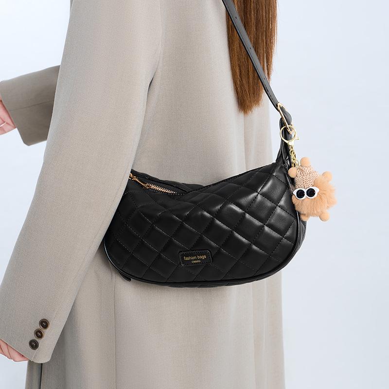 Women's Bag 2025 New Dumpling Bag Women's Messenger Bag Premium Underarm Shoulder Casual Fashion Women's Bag