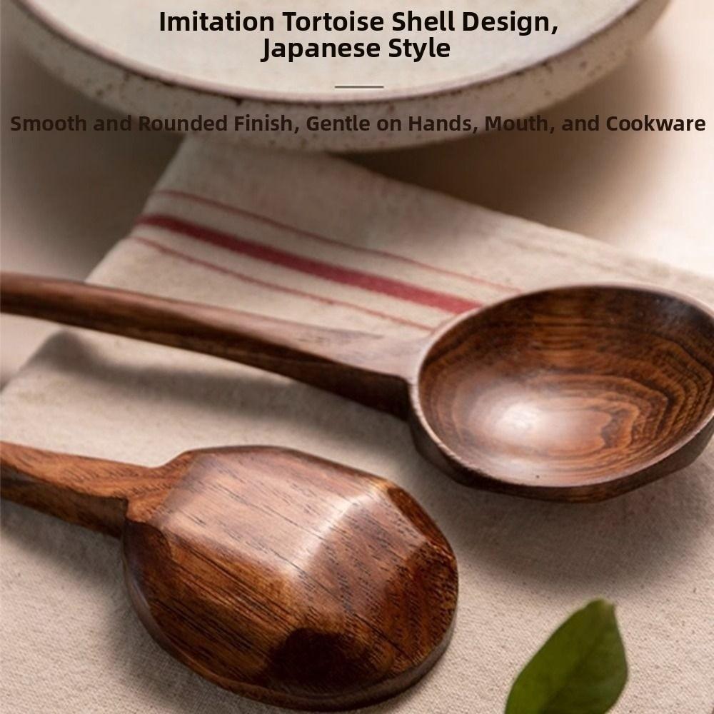 Deep Spoon Head Long Handle Spoon Long Handle Serving Ladle Wooden Soup Spoon Kitchen Cooking