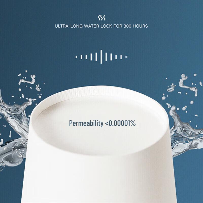 Xinqi Ji Disposable Extra Thick Paper Cups 9oz (245ml) - 1000 Count