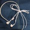 Headphone Wire Bow Hair Clip Korean Fashion Harajuku Cute Upcycled Aesthetic Hair Accessories Girls Hair Pin Hair Accessories
