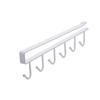 Cross-Border No-Drill Dual-Row Hook Cup Holder for Kitchen Storage