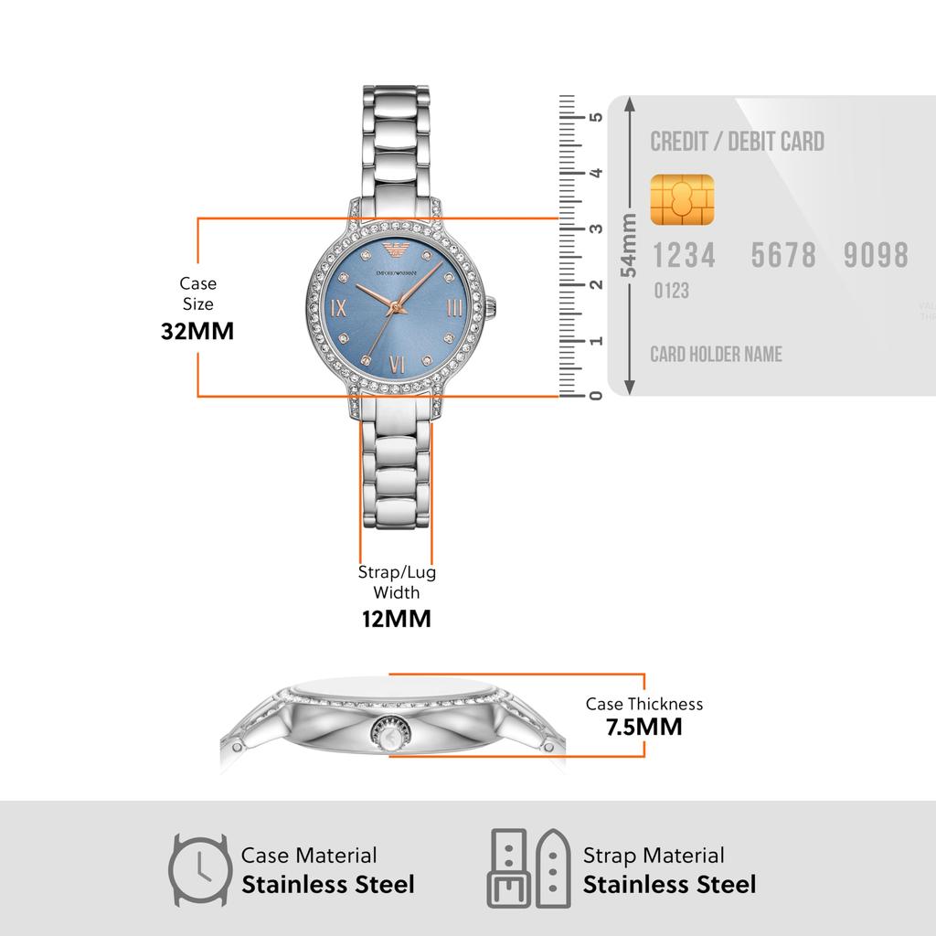 Watch NA AR11585 Silver [Emporio Armani] Women's