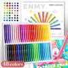 ENMY Crayon Retractable Gel Tempera Crayons for and Doodling On and 48-Color Set Water-Washable, Crayons. Break-Resistant Drawing, Coloring, Paper,