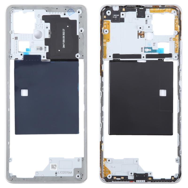 For Xiaomi Redmi Note 12 Pro Middle Frame Bezel Plate серебряный