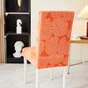 Leaves Jacquard Chair Covers Stretch Wedding Chairs Cover Seat Covers Dining Room Chairs Slipcover Solid Color for Banquet Party