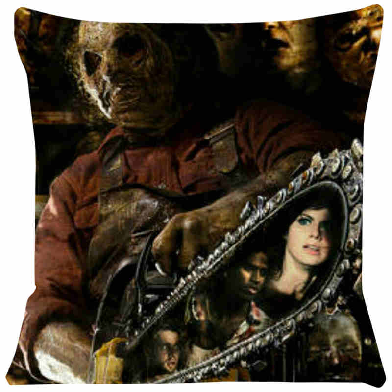 Super Soft Cushion Cover Horror Movie 45X45 Pillow for chairs Home Decorative cushions for sofa Throw Pillow Cover SJ217