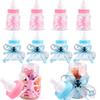 12pcs Blue Pink Milk Bottle Style Candy Bottles Candy Gift Box Baby Shower Party Favor Boxes Newborn Gender Reveal Party Favors
