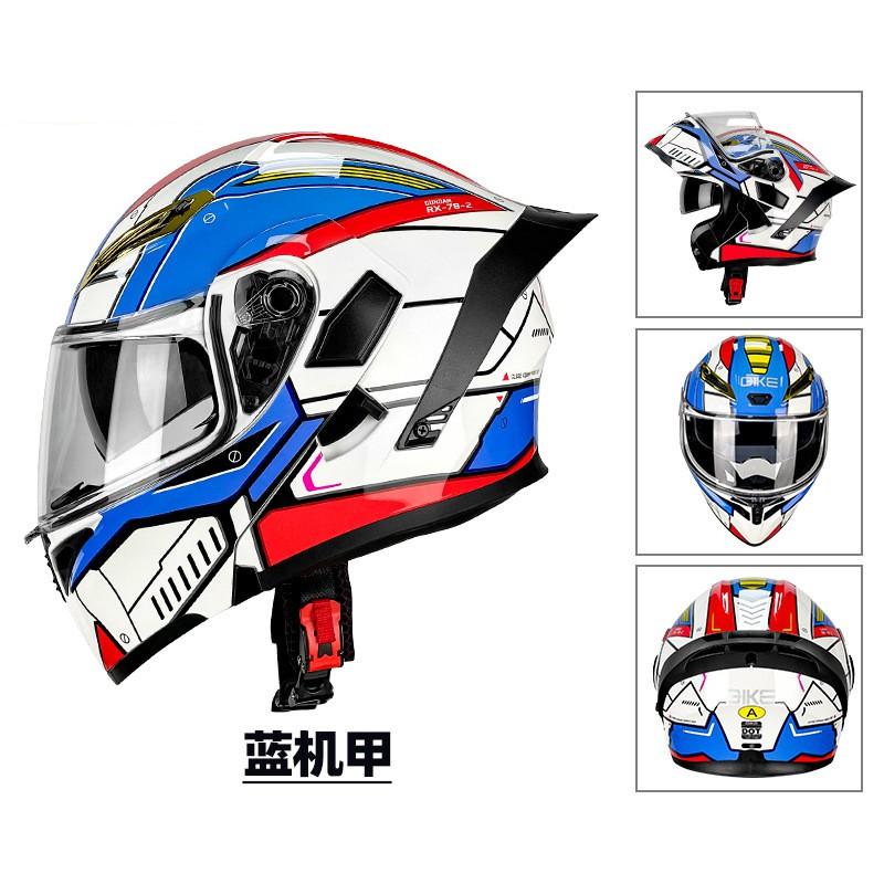 Full Face Motorcycle Helmet Men Women Lightweight Anti-Cold Dual Visor DOT Certified