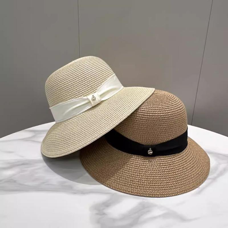Summer New Sunshade Bucket Hat Women's Versatile Face Small Sunscreen Sun Hat Seaside Vacation Beach Hat