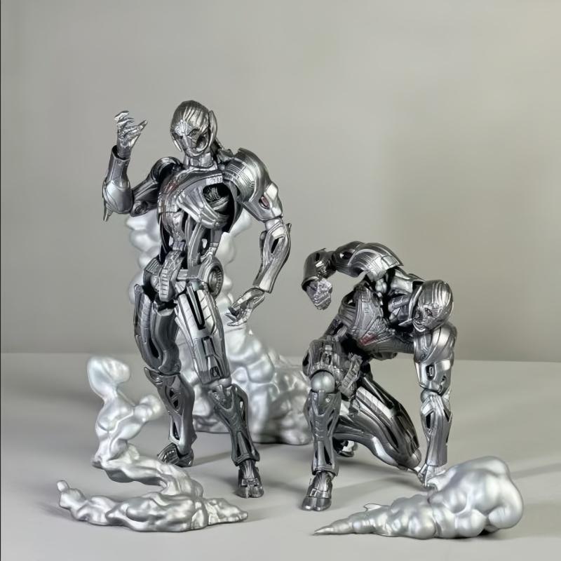 AC Factory 16cm Ultron Action Figures Kaiyodo Amazing Yamaguchi Avengers Anime Collection Ko Model  Gift Toys