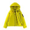 Unisex White 90% Duck Down Hooded Winter Jacket - Warm, Versatile, and Thickened for Youth Casual Wear