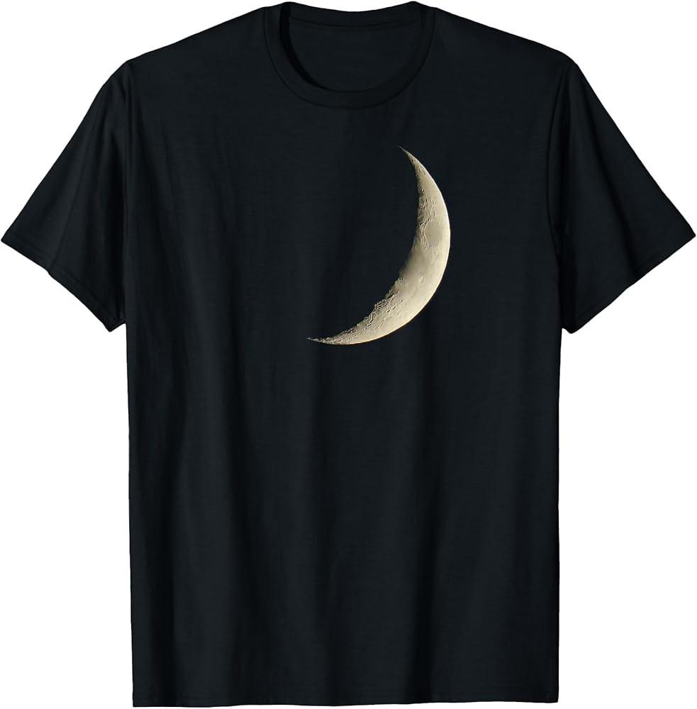 Beautiful Crescent Moon Lunar Lovers TShirt Unisex T-Shirt M