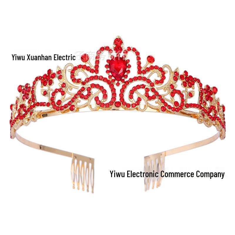 

Стразы Свадебная Тиара: Сплавной головной убор-корона для свадеб и вечеринок