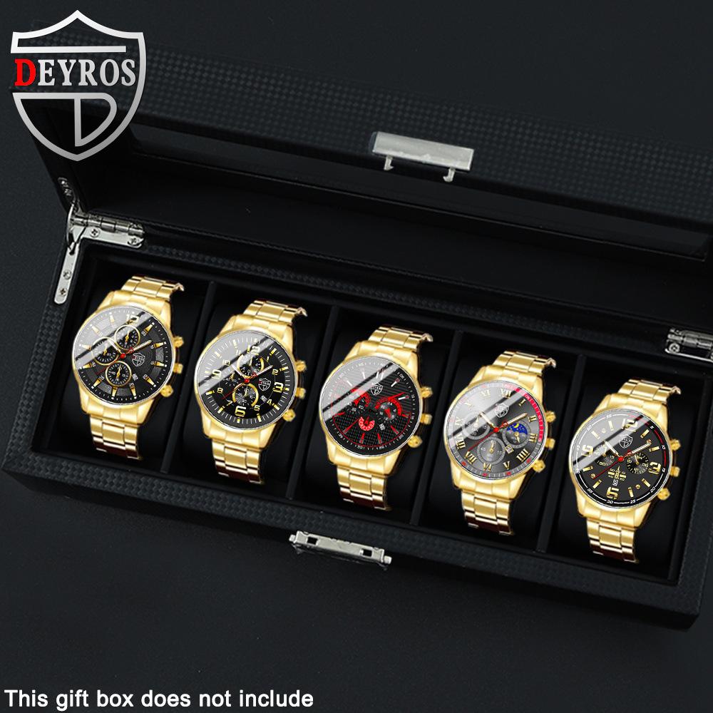 6-Piece Set Men S Watch Fashion Business Men S Watch
