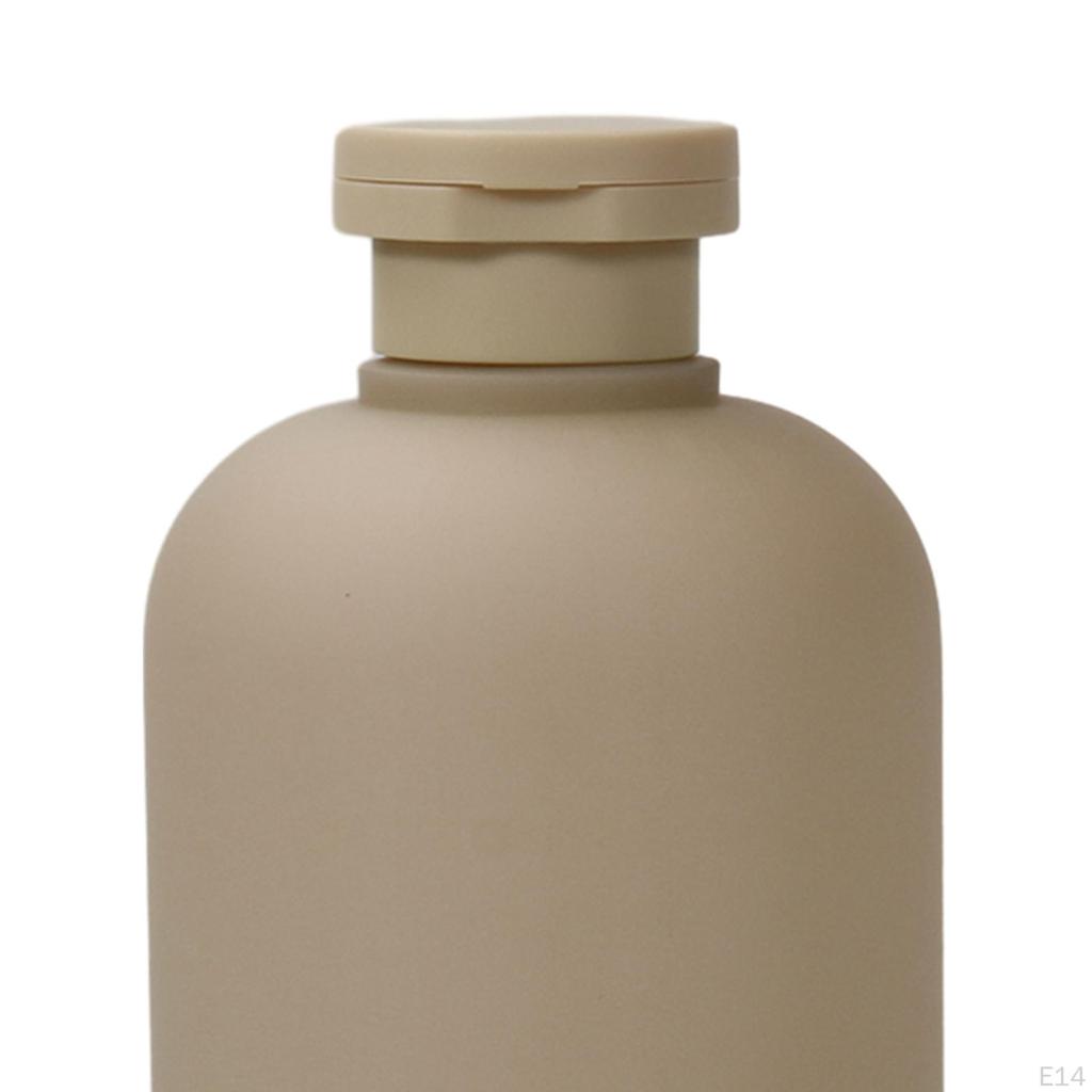 Flaschenbehälter mit Klappdeckel für Shampoo, Toilettenartikel, Nachfüllbare Reiseflaschen Lotion,