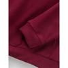 Men S Solid Half Zip Casual Stand Collar Long Sleeve Sweatshirt