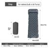 Ultralight Portable TPU Inflatable Camping Pad - Moisture-Proof, Single/Double, Foot-Press Design