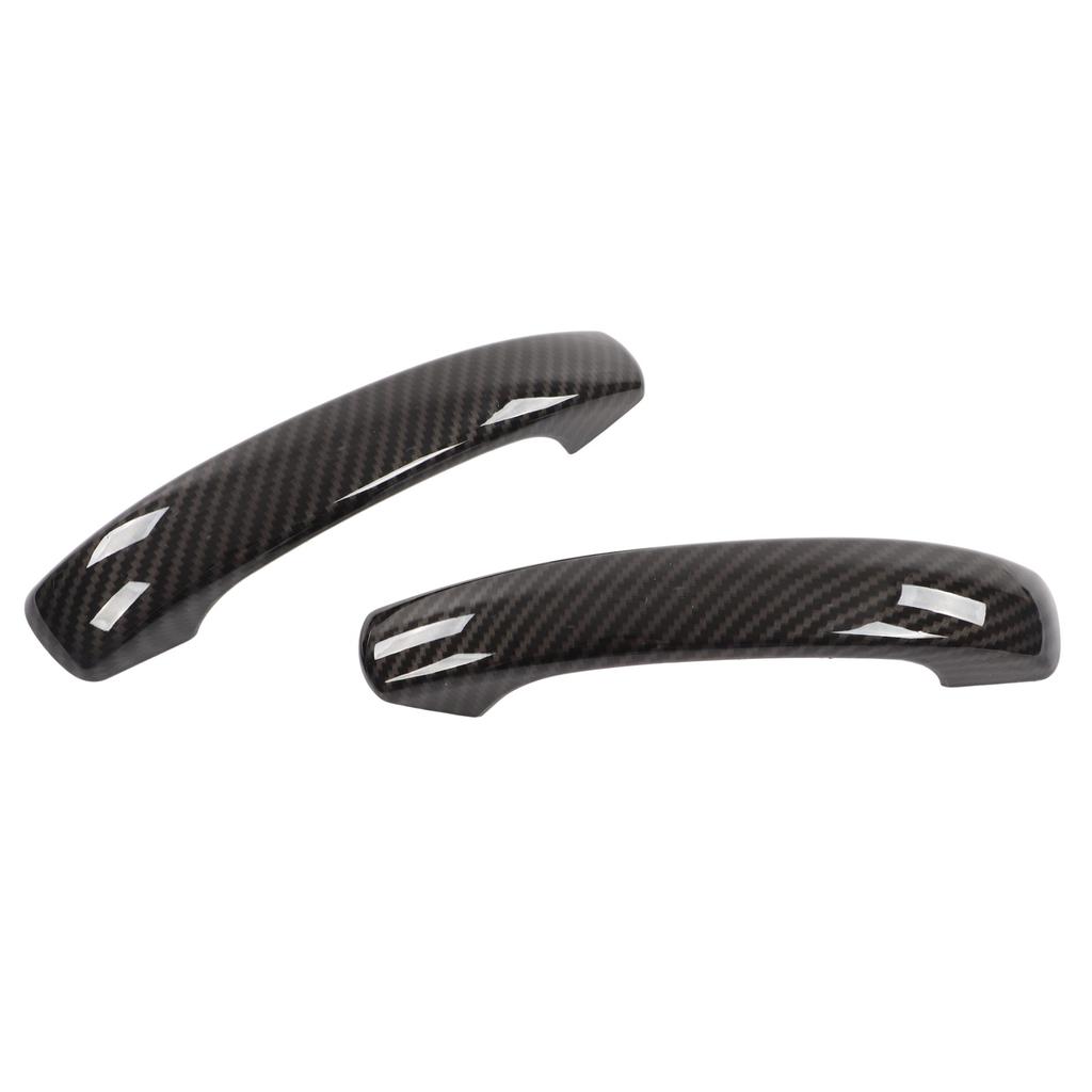 Car Exterior Door Handle Cover Carbon Fiber Style Replacement for Smart Fortwo W451 2009?2015