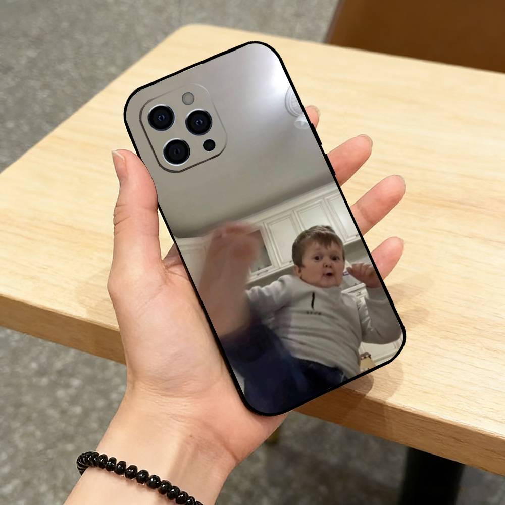 Funny Babaite Hasbulla Phone Case For iPhone 17,16,15,14,13,12,11 Plus,Pro Max,XS,Soft Silicone Black Cover