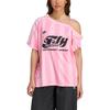 adidas Originals SS25 MAGLIA OFF SHOULDER Maglia da Calcio Rosa/Rosa Chiaro KD2277