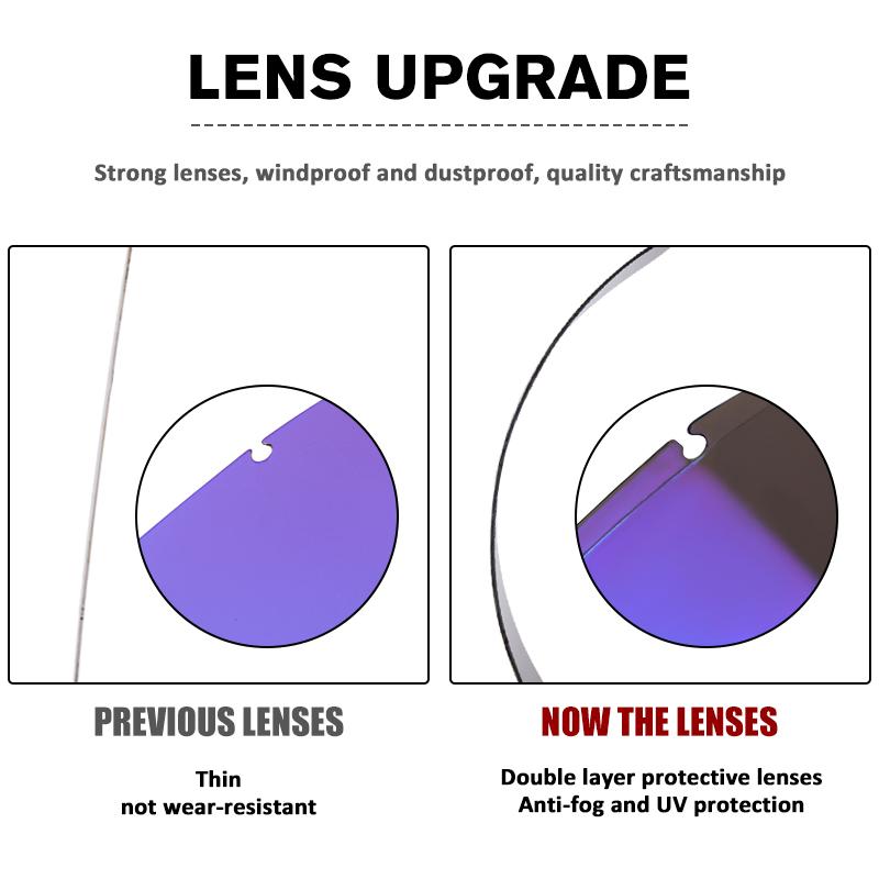 Vintage Fahrbrille Skibrille Sonnenbrille ATV-Brille Rutschfestes Band Anti-UV Cafe Racer Chopper Radfahren Rennen Kostenloser Versand