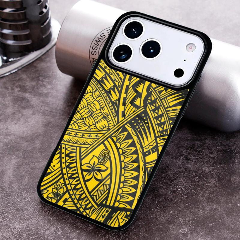 Coque de téléphone polynésienne samoane tribale maorie pour iPhone 17 16 15 Pro Max Air 14 13 12 11 Plus Housse Capa antichoc