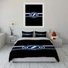 Tampa Bay Lightning Logo Bedding Set Print Bedding Set Duvet Cover Pillowcases (1* Duvet Cover 2* Pillowcases Do Not Include Comforter)
