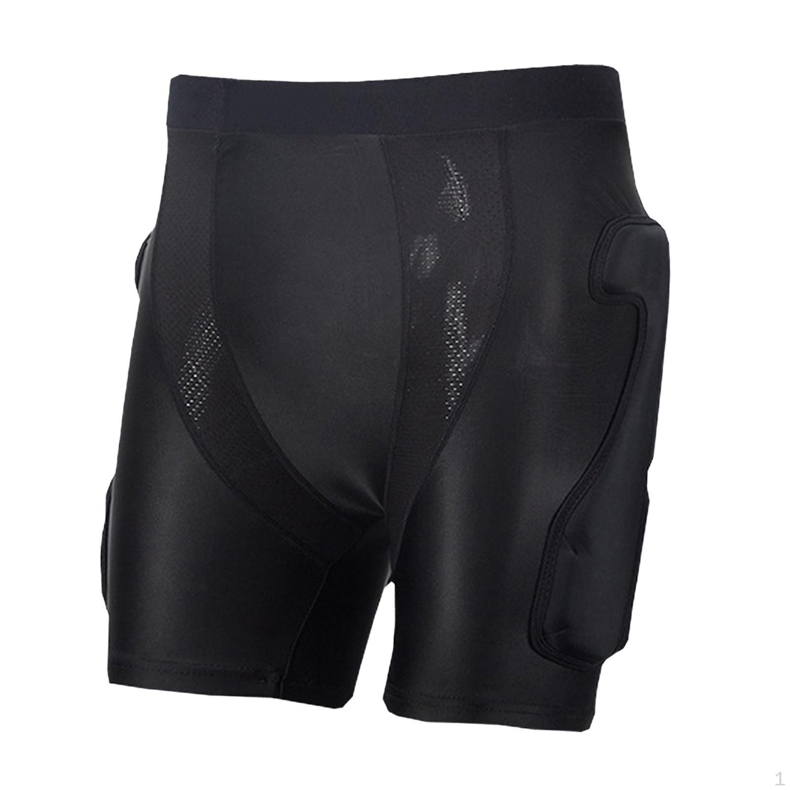 

Padded Shorts 3D Protection Skating Butt Pad Guard Protective Gear Hip Protector for XL