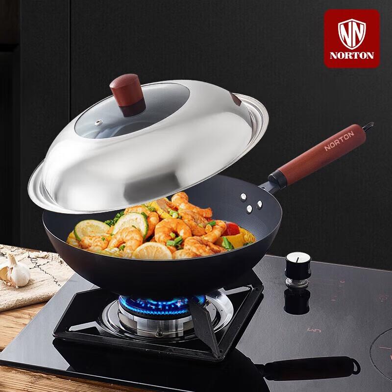 

NORTON Cast Iron Round-Bottom Wok