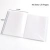 Blank Page Design Transparent Sticker Storage Book  Collecting Nail Stickers