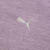 Puma Run Favorite Heather Solid Logo Sports Short Sleeve T-Shirt Women T-Shirt Light-Purple 523693-30