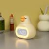 Chubby Goose Smart Digital Alarm Clock with Dimmable Night Light and Cartoon Design