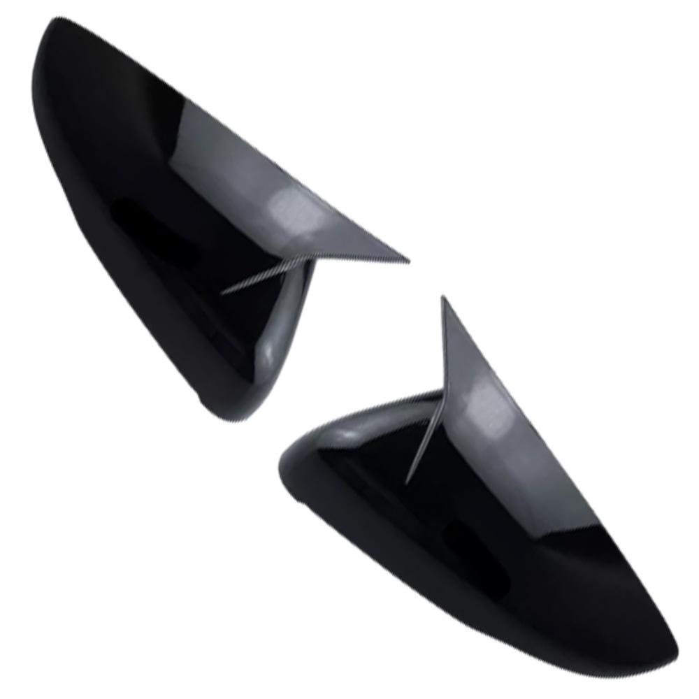 ABS Carbon Fiber Black Side Wing Rearview Mirror Cover Cap Trim for Cadillac CT5     2024 US version Glossy Black