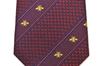 GUCCI Bee Honey Stripe Silk Narrow 7cm egc19s018 BORDEAUX Men's Tie, Size (blade width), 451528-6174,