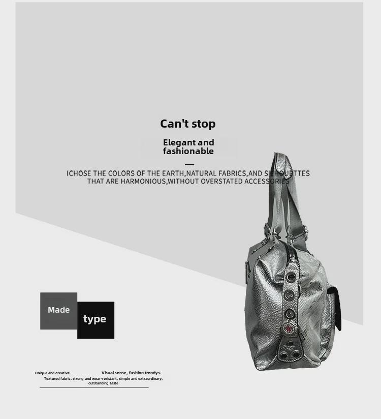 2025 Handtasche im Western-Stil mit Diamanten: Vielseitige Damen-Tragetasche, Schultertasche und Umhängetasche