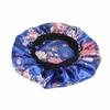 Hair Satin Bonnet For Sleeping Shower Cap Silk Bonnet Bonnet Femme Women Night Sleep Cap Head Cover Wide Elastic Band