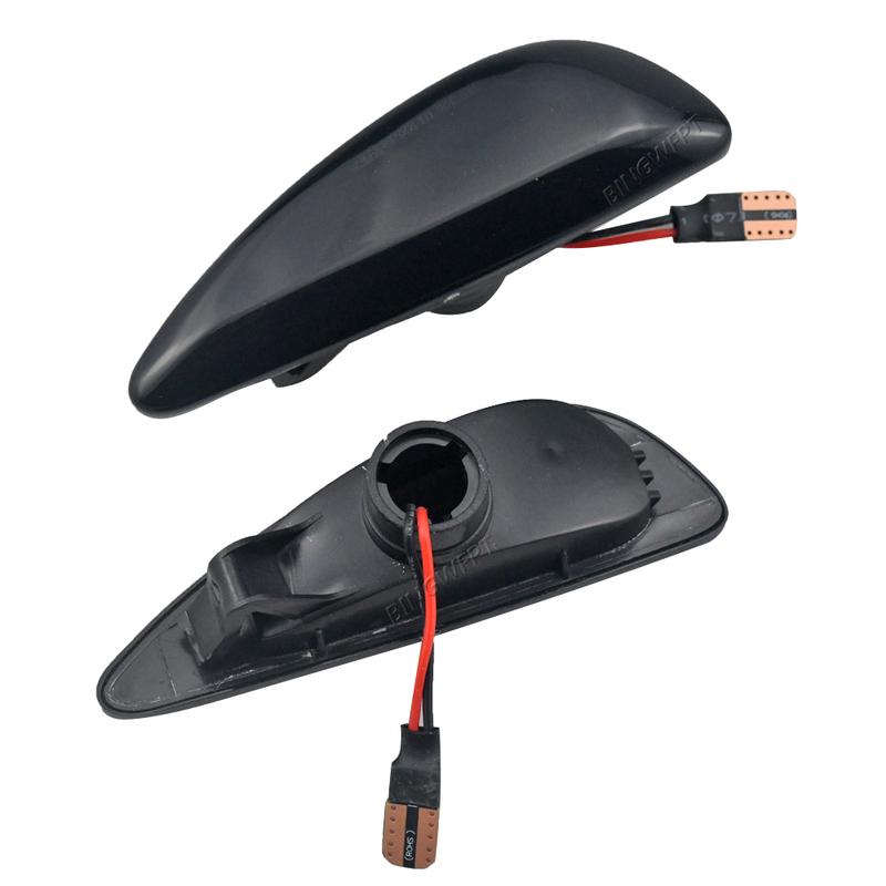 LED Dynamic Side Marker Light Arrow Turn Signal Blinker Lamps For Hyundai Solar Verna Accent 2011-2016