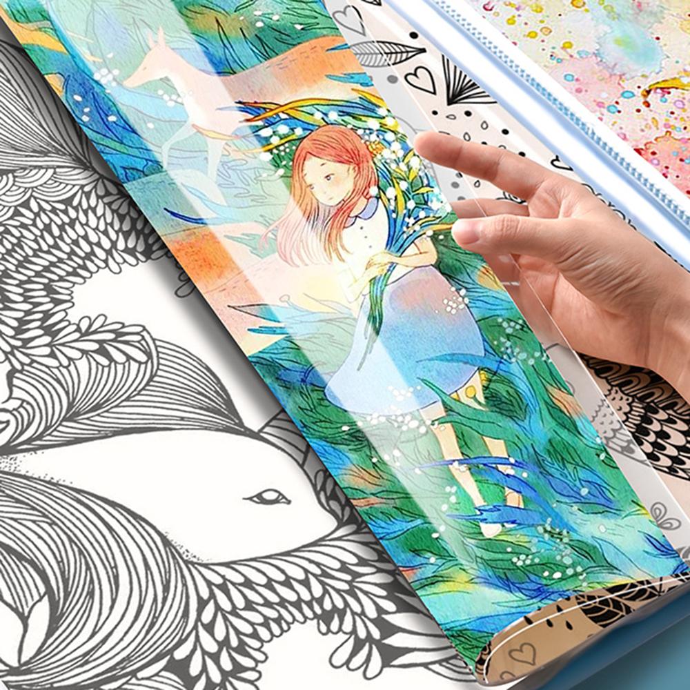 30 Pages Diamond Painting Storage Book Portfolio Presentation Storage Book Clear Pockets Folder Photo Album Stationery Tool