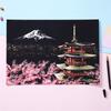 Tablero de Papel para Pintar Paisaje Nocturno con Arte Mágico Rasca Premium Para Actividades Educativas Atractivas