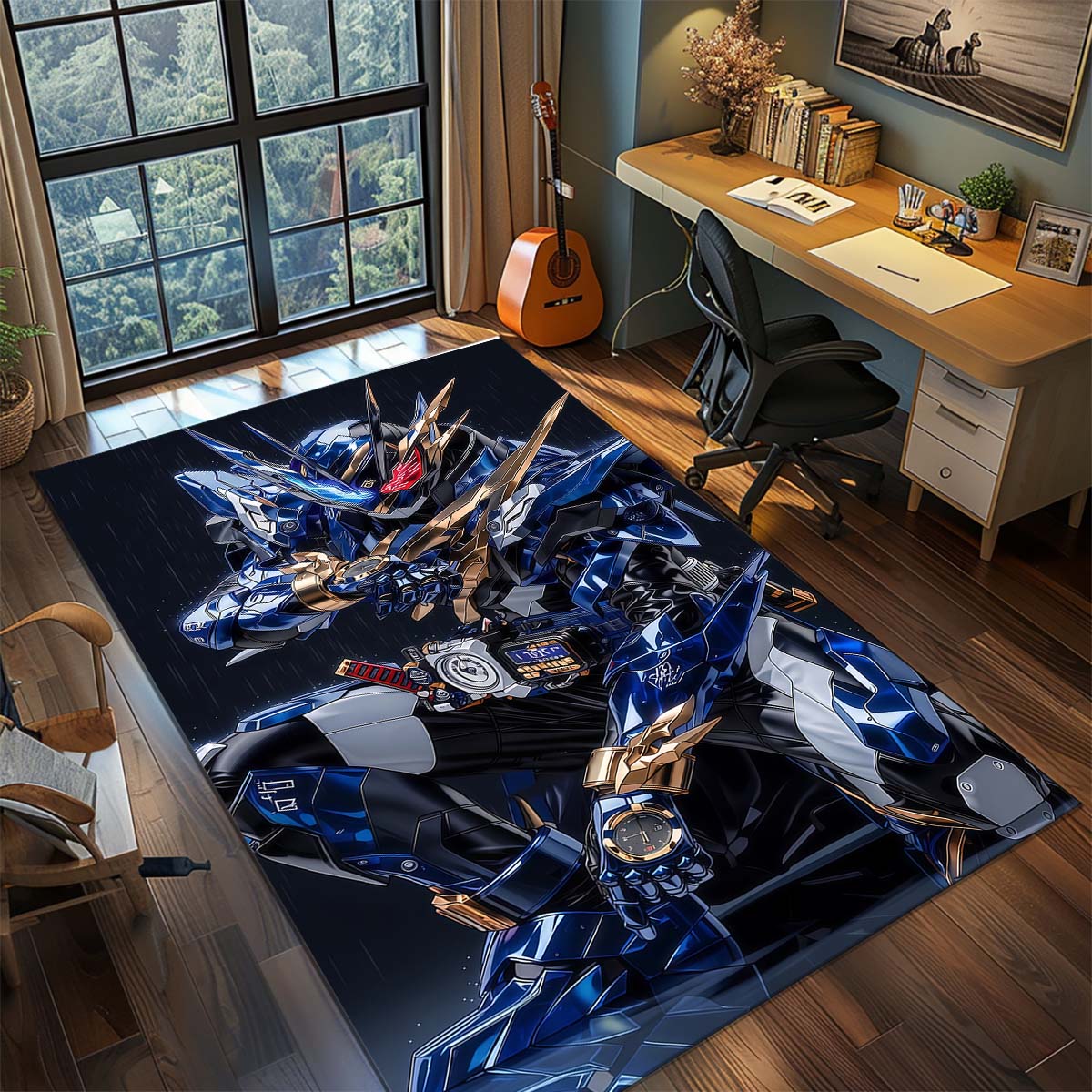 

Kamen Rider Area Carpet for Living Room Bedroom Home Decor Cool Movie Mat Floor Mat 60x90cm