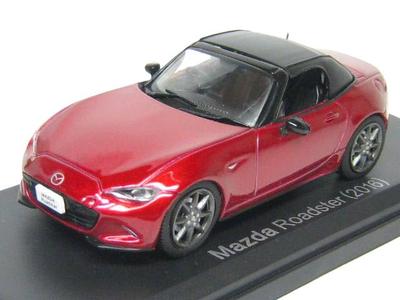 IXO Mazda Roadster 2016 Raudonas metalikas 1/43