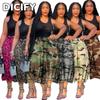 Calças Casuais e Capris de Moda Feminina DICFY